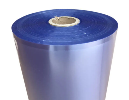 19 mikronów Przejrzysty PVC Skręcająca folia owinięta Roll Centerfold Niska temperatura Skręcająca
