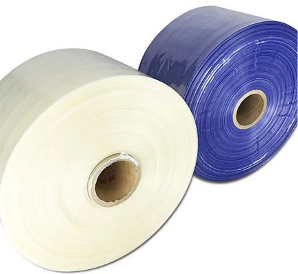 19 mikronów Przejrzysty PVC Skręcająca folia owinięta Roll Centerfold Niska temperatura Skręcająca