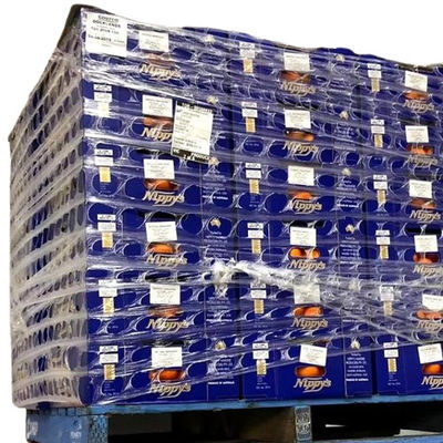 Przezroczysta, wentylowana folia stretch LDPE o grubości 23 mikronów i wydłużeniu 250%.